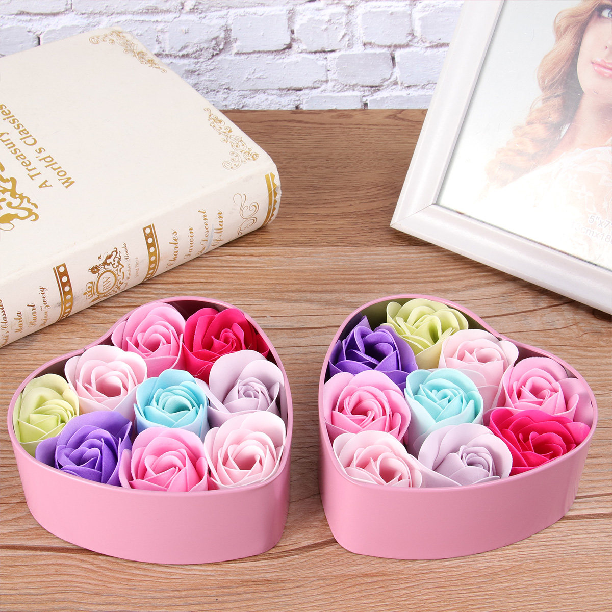 Rose Soap Flower Soap Set in E - огляд і ціна Luxury Skincare Gifts