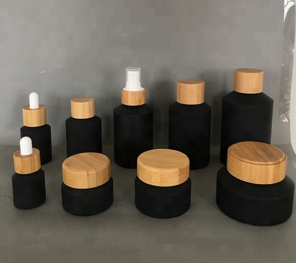 60pcs 120ml black matte glass  - огляд і ціна Luxury Skincare Mask