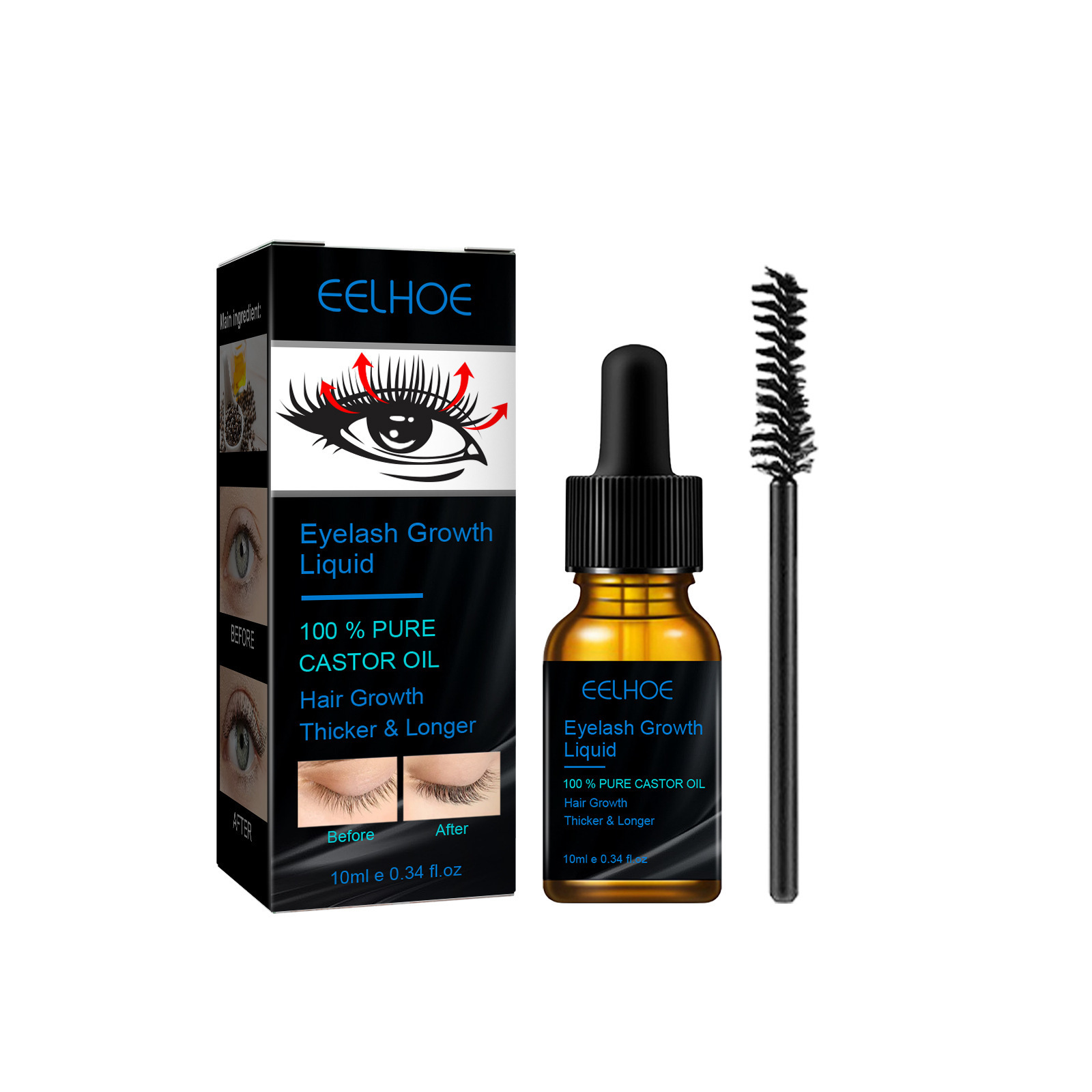 Castor Oil Eyelash Growth Seru - огляд і ціна Epidermal Growth Factor