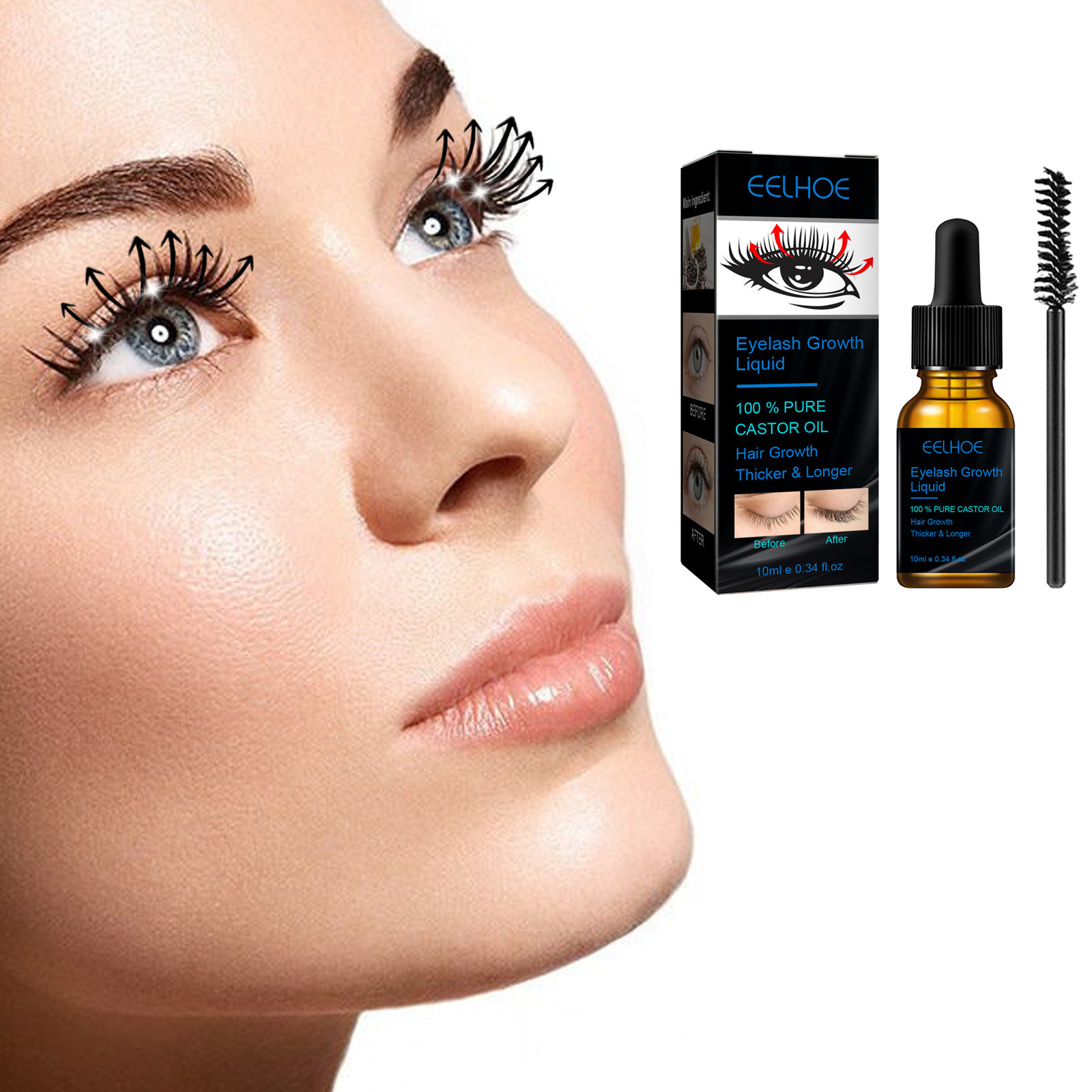 Castor Oil Eyelash Growth Seru - огляд і ціна Epidermal Growth Factor