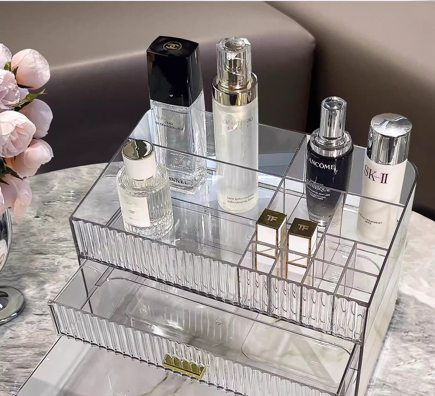 Transparent Acrylic Cosmetics  - огляд і ціна Luxury Skincare Mask